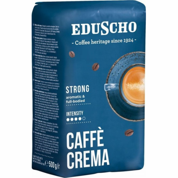 Eduscho Crema Strong 500g káva v zrnech Arabica Robusta