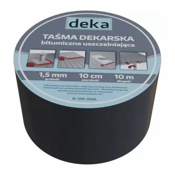 Deka ALUBUTYL STŘEŠNÍ TĚSNÍCÍ PÁSKA 10CM*10MB CIHLOVĚ ČER...