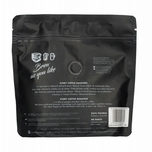 Story Coffee Roasters Kávová zrna Story Dolce 250g