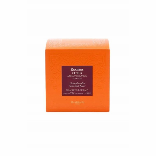 Dammann Rooibos Tea Rooibos Citrus bylinný čaj 25 sáčků