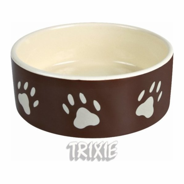 Trixie TX-24533 HNĚDÁ KERAMICKÁ MISKA S TLAPKÁMI 1,4 L /4