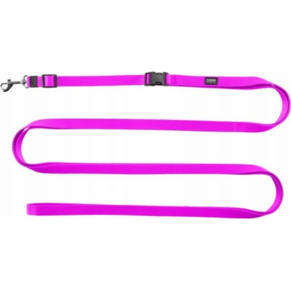 Chaba vodítko na chůzi s popruhem na boky 10mm/4m fuchsiové