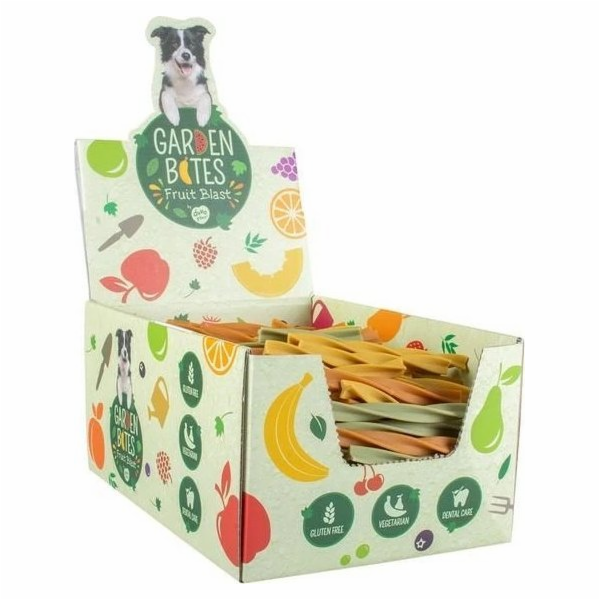 Duvo+ GARDEN BITES OVOCNÉ ZUBNÍ TYČINKY S 13 cm 108 ks (b...