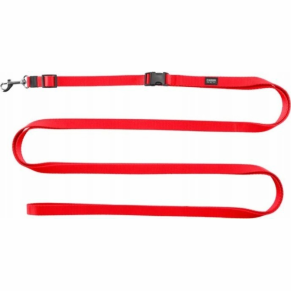 Chaba vodítko na chůzi s popruhem na boky 10mm/4m červené