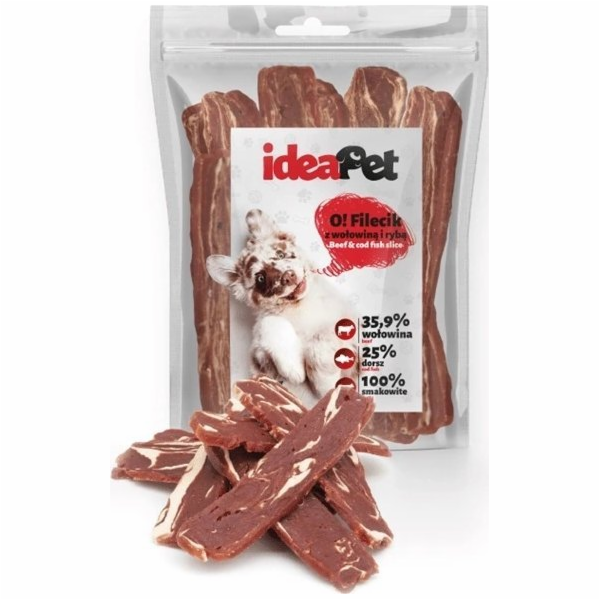 IdeaPet IDEAPET 500g hovězí a rybí filety