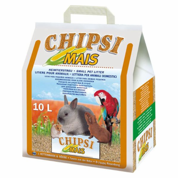 Chipsi Podestýlka CHIPSI MAIS BEDDING 10l-4,6kg KUKUŘICE