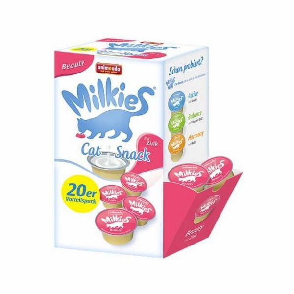 Animonda KOČIČÍ MLÉKO BEAUTY SE ZINKEM - 20x15g