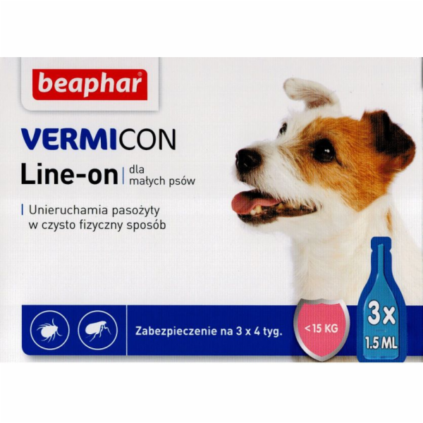 beaphar Vermicon Dog S - Přípravek proti ektoparazitům pr...