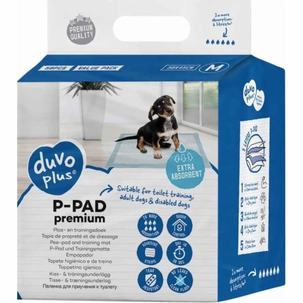 Duvo+ DUVO+ PODLOŽKY PRO PSY PREMIUM ``M`` 50 ks 30x45cm ...