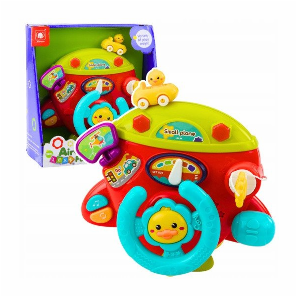 LeanToys Interaktivní deska kokpitu letadla, multifunkční...