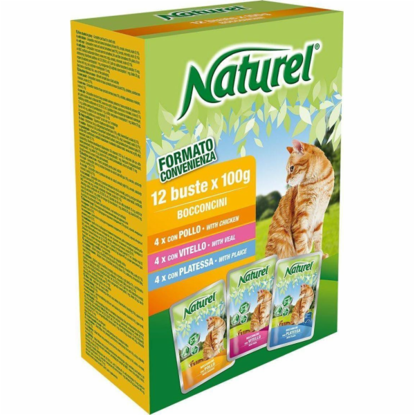 Life Pet Care LIFE CAT NATUREL BOX 12x100g KUŘECÍ + TELEC...