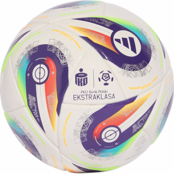 Adidas Barevný fotbalový míč Ekstraklasa Mini JY1296 1