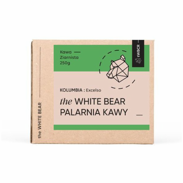 The White Bear Kávová zrna Colombia Excelso 250g