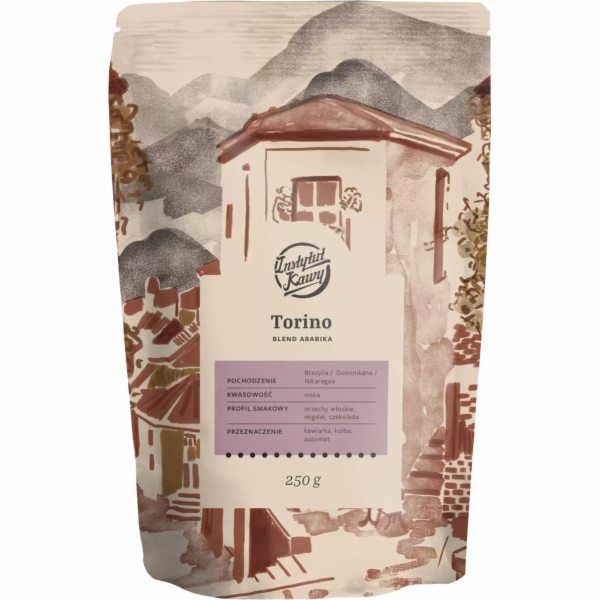 Instytut Kawy Kávová zrna Institute of Coffee Turín 250 g