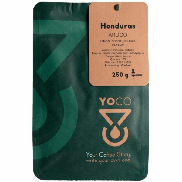 YoCo Kávová zrna Honduras Aruco Espresso 250g