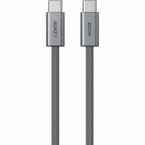 AUKEY Kabel USB-C - USB-C 1,8 m šedý (Aukey)