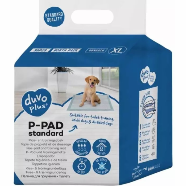 Duvo+ Podložky pro psy STANDARD XL 30st 60x60cm 15609 /2/ 6