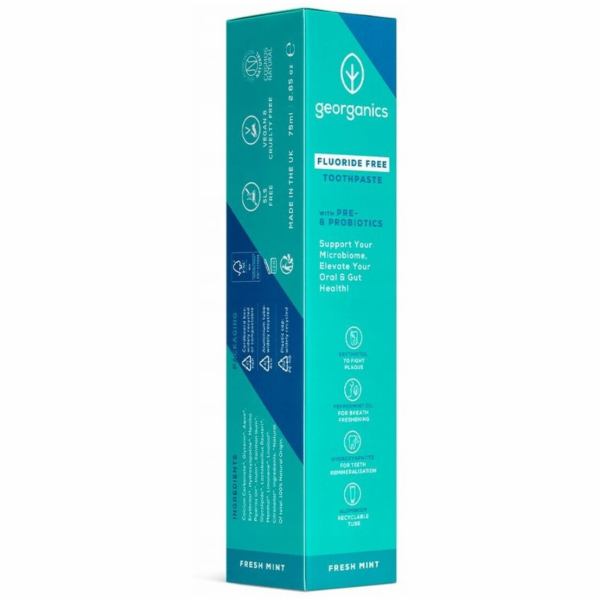 Georganics Zubní pasta s prebiotiky a probiotiky 75ml