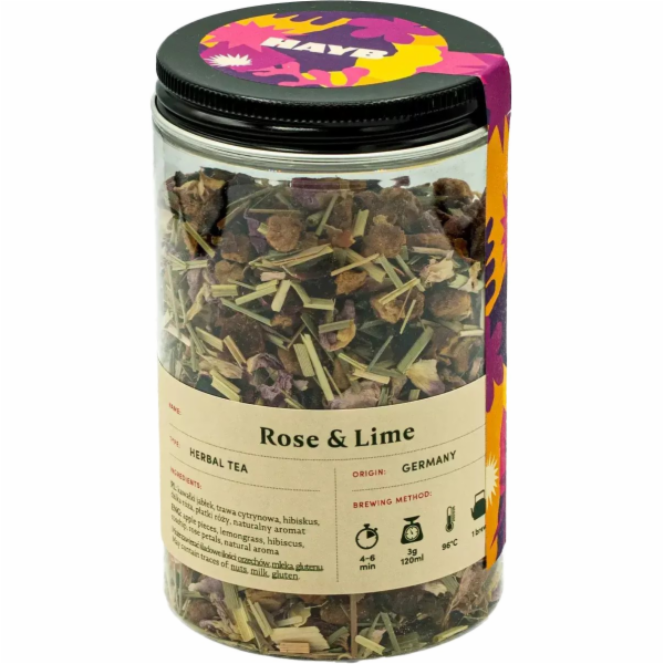 HAYB Ovocný čaj Růže a limetka 70g
