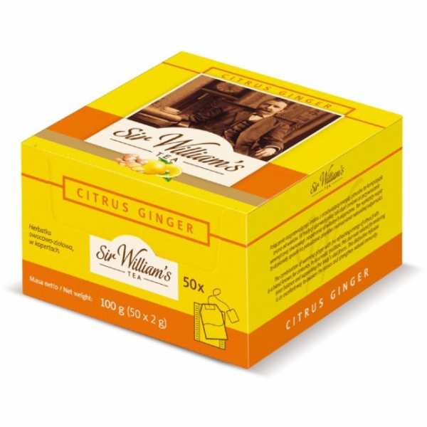 Sir Williams Citrusový zázvorový ovocný a bylinný čaj 50 ...
