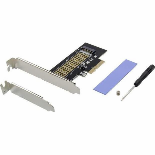 MicroConnect Řadič PCIe x4, adaptér M.2 NVMe SSD
