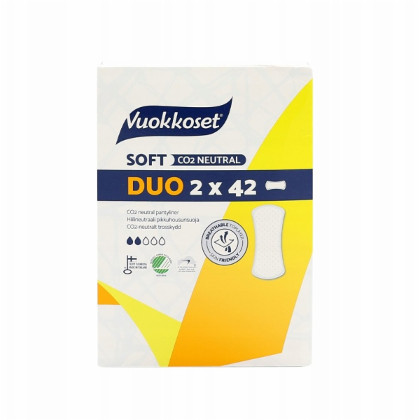 Vuokkoset SOFT slipové vložky, 2 x 42 ks.