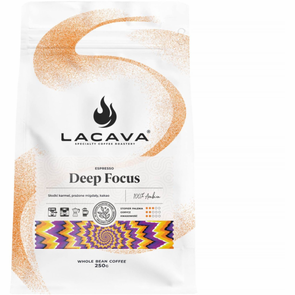 LaCava Kávová zrna Deep Focus 250g