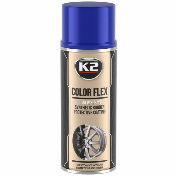 K2 Color Flex sprejová guma - modrá 400ml