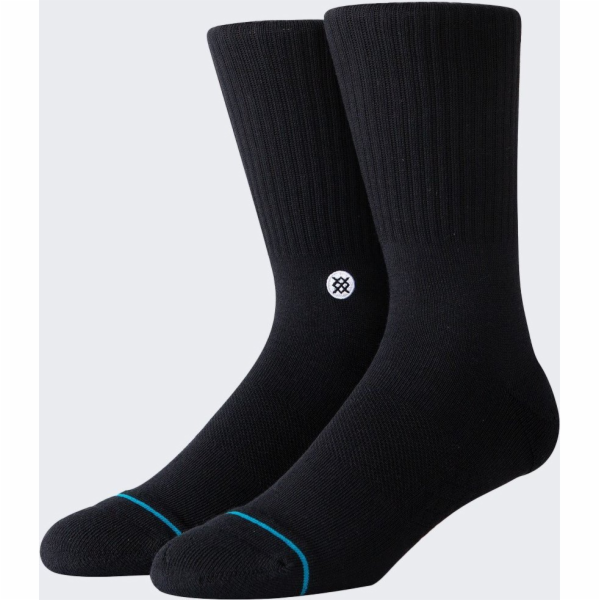 Stance Ponožky Icon Crew 1 pár Černobílé