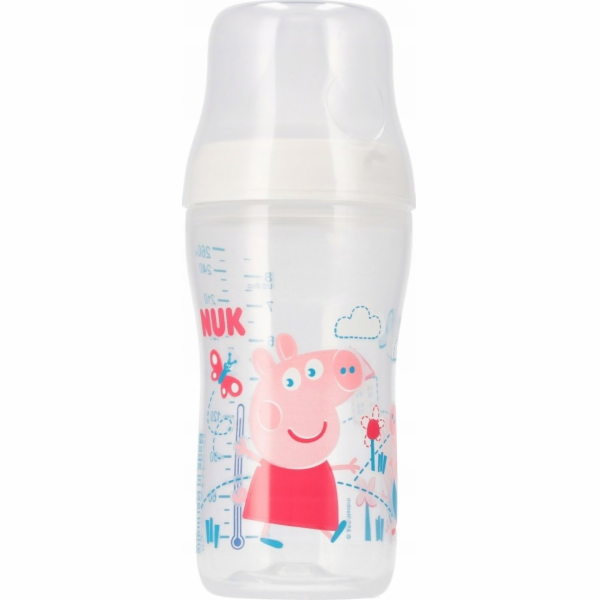 Kojenecká láhev NUK Perfect Match Peppa Pig Temperature C...