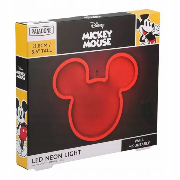 Paladone Nástěnná lampa Disney Mickey Mouse neonová (21,8...