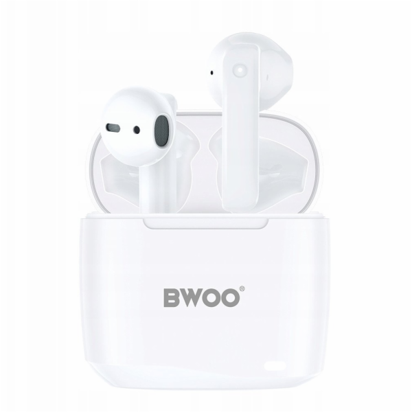 NoName Bezdrátová TWS sluchátka BWOO BW94-WH bílá