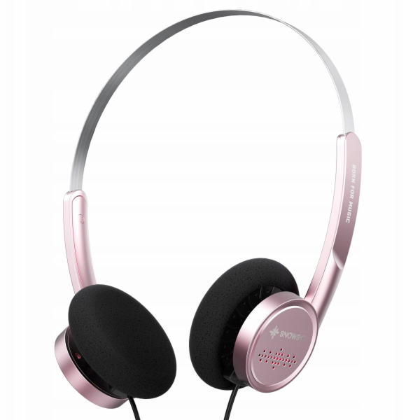FiiO SNOWSKY WIND - růžová - Sluchátka přes uši v retro s...