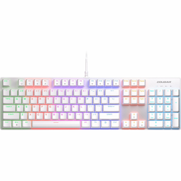 Cougar Herní klávesnice Ultimus EX, RGB, USB, bílá