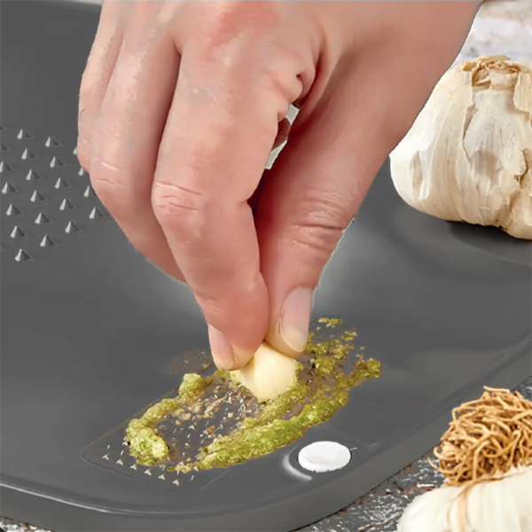 Prkénko krájecí, protiskluzové ELA 37,3x25 cm šedá