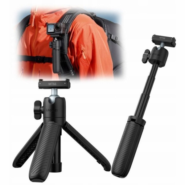 Ulanzi Držák na batoh Mini Tripod Selfie Stick DJI Action...
