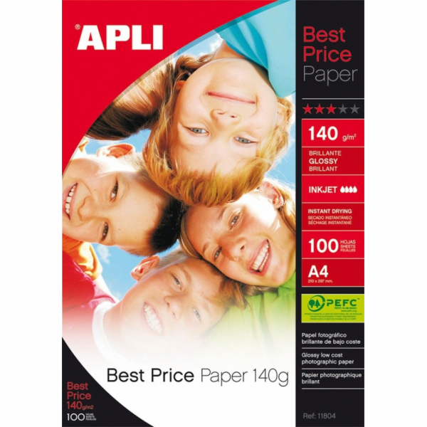 Apli Fotografický papír pro tiskárny A4