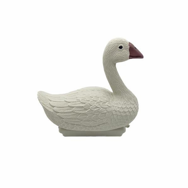 Dekorace "Husa" N077, 36 cm x 19 cm x 25 cm, bílá