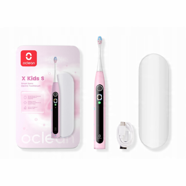 Oclean X Kids S růžový zubní kartáček