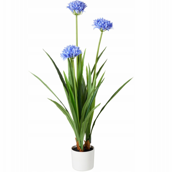 Lumarko Velká umělá květina v květináči, Agapanthus, 70 x...