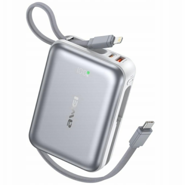 AWEI Powerbanka C03 20000mAh 45W USB-A/USB-C + Lightning ...