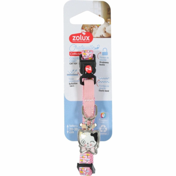 ZOLUX Chatouille pink - obojek pro kočky