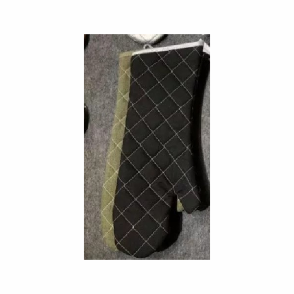 Chňapka grilovací 43 cm bavlna černá