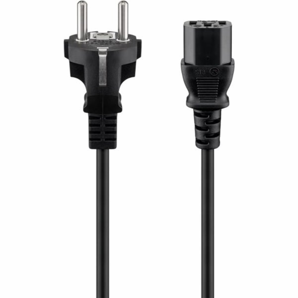 Napájecí kabel Goobay IEC C13 > Zástrčka Schuko