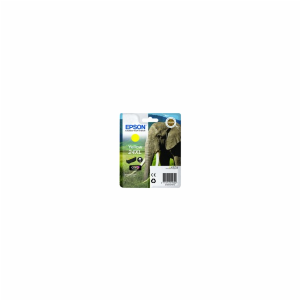 Epson Singlepack Yellow 24XL Claria Photo HD Ink
