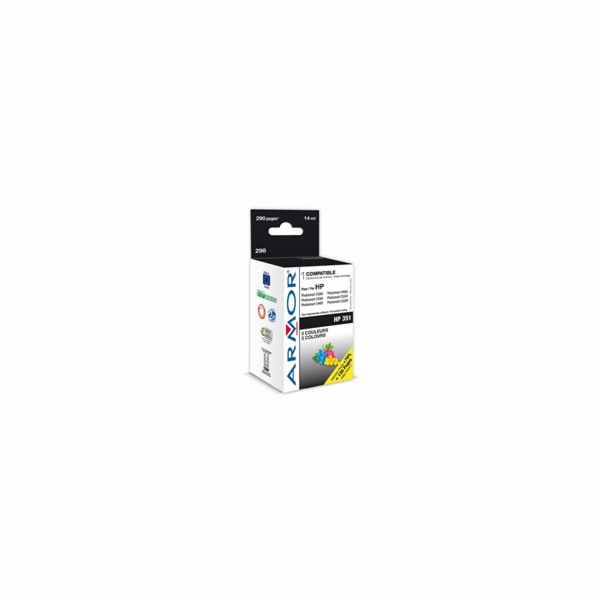 ARMOR cartridge pro HP DJ D4260/C4280 3 barvy, 9 ml (CB337E)