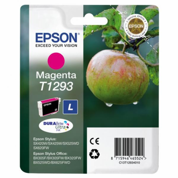EPSON cartridge T1293 magenta (jablko)