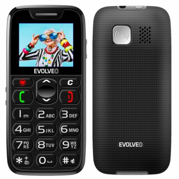 EVOLVEO EasyPhone, mobilní telefon pro seniory s nabíjecí...