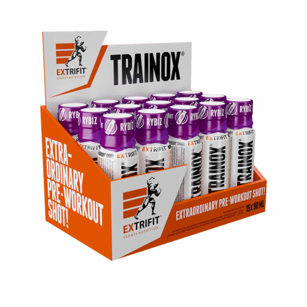 Extrifit Trainox Shot 15 x 90 ml - černý rybíz