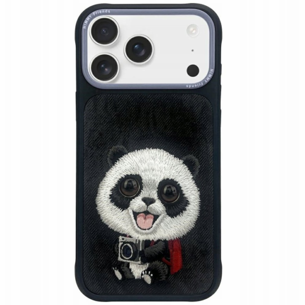 Nimmy Pouzdro Big Eyed Pet 2.0 Panda pro iPhone 17 černé